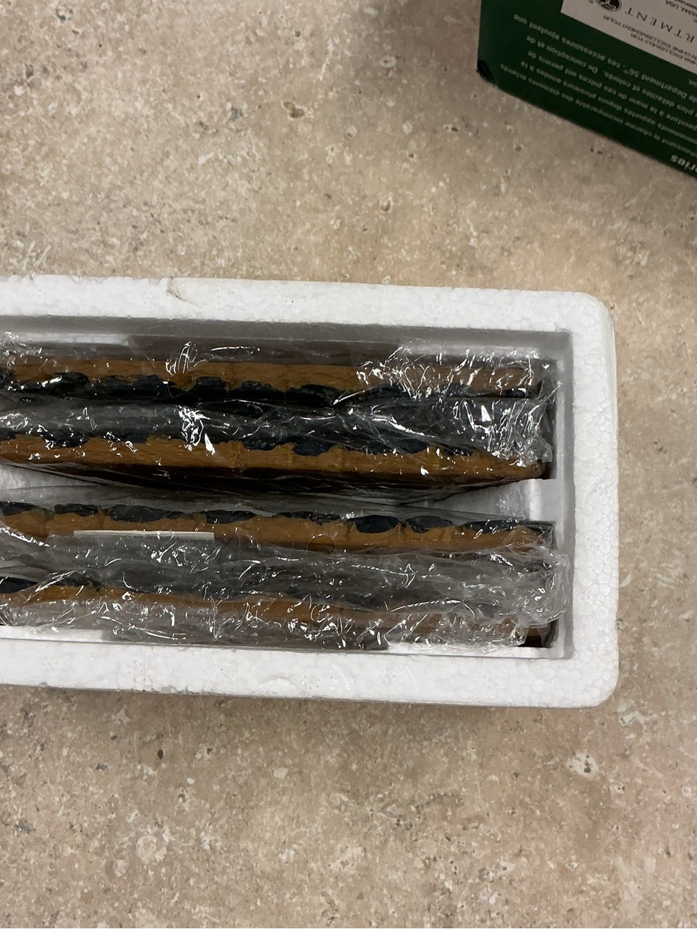 Department 56 Village Accessories Slate Stone Path Straight Set Of 4 (2 boxes) - Picture 5 of 6